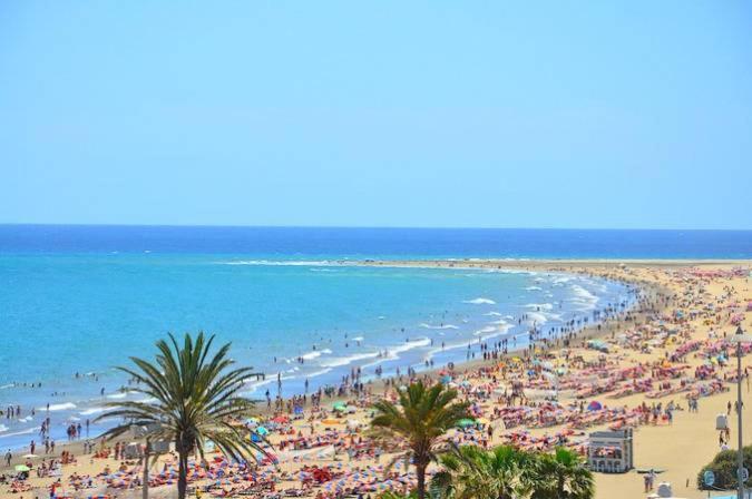 Bungalow Playa Del Ingles Santa Fe 56 Exterior foto
